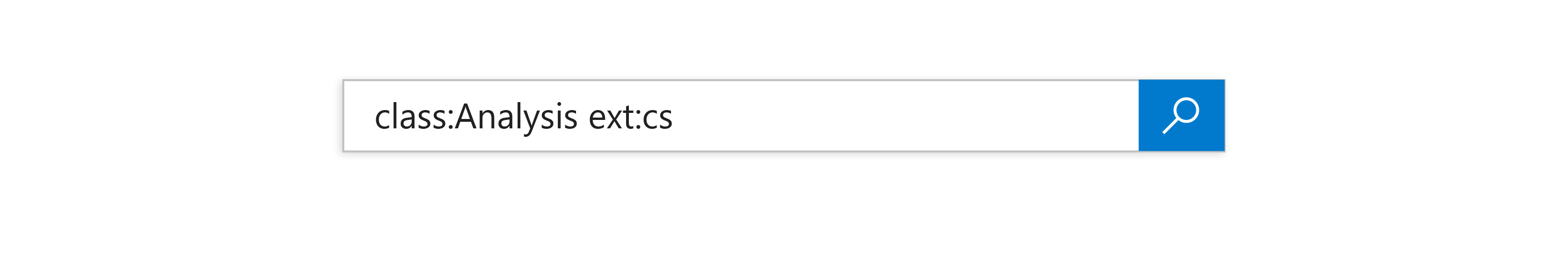 Type filters into the query